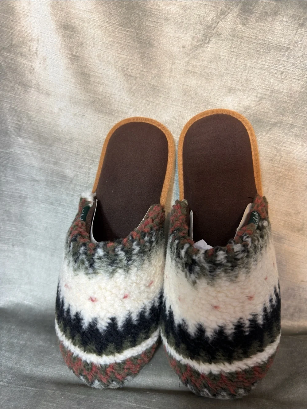 Woolrich Mountain Ridge Scuff Men's Slippers. Size 10 NIB